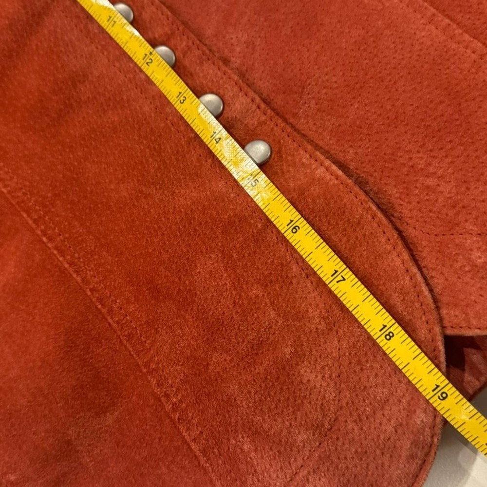 Suede Fitted Jacket - Picture 3 of 5